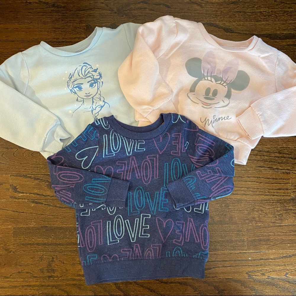 Set of 3 2T Sweatshirts